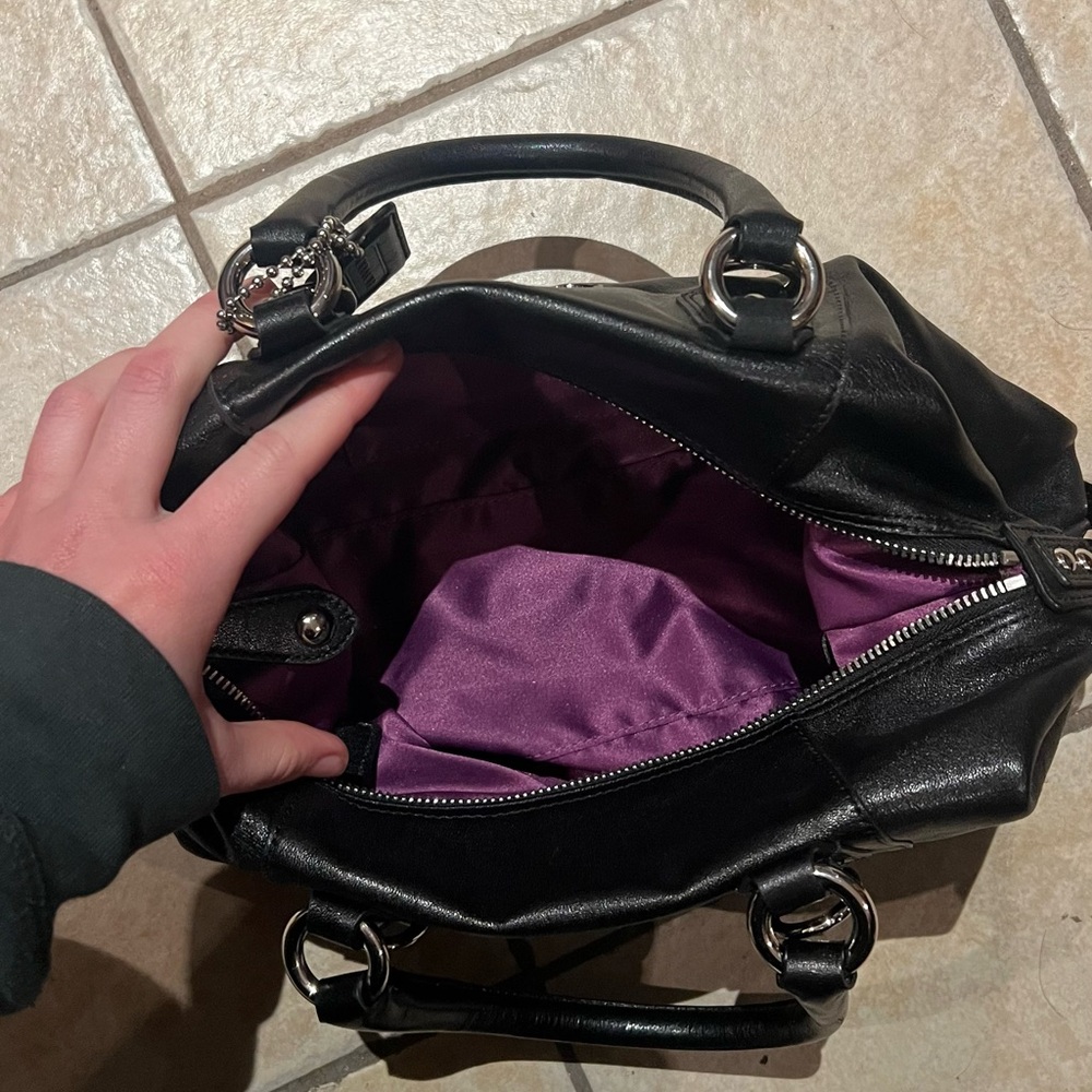 Coach Black Leather handbag